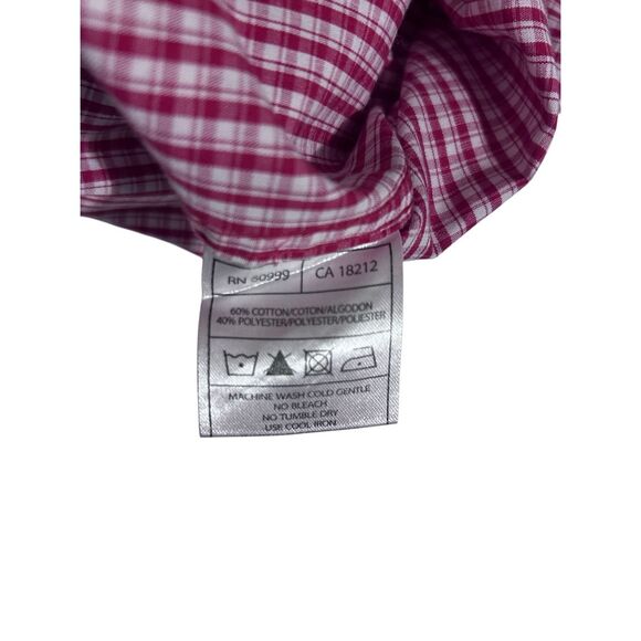 Antigua Red Men’s Wisconsin Badgers Long Sleeve Button-Down Shirt Size 2XL - Picture 10 of 11